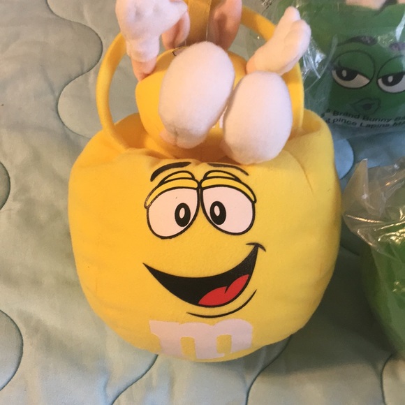 NWT M & M’s bunny basket & clip (3 baskets) - Picture 2 of 7